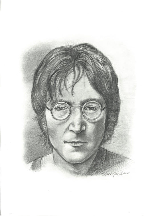 John Lennon *PRINT* Black and white